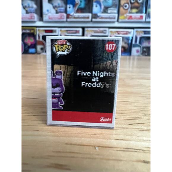 BITTY Bonnie the Rabbit Five Nights Freddy's Funko Pop #107 5NAF Horror 5 Games - Picture 3 of 6